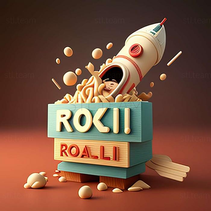3D модель Noodles Roamin Off Rocket і Breakup (STL)
